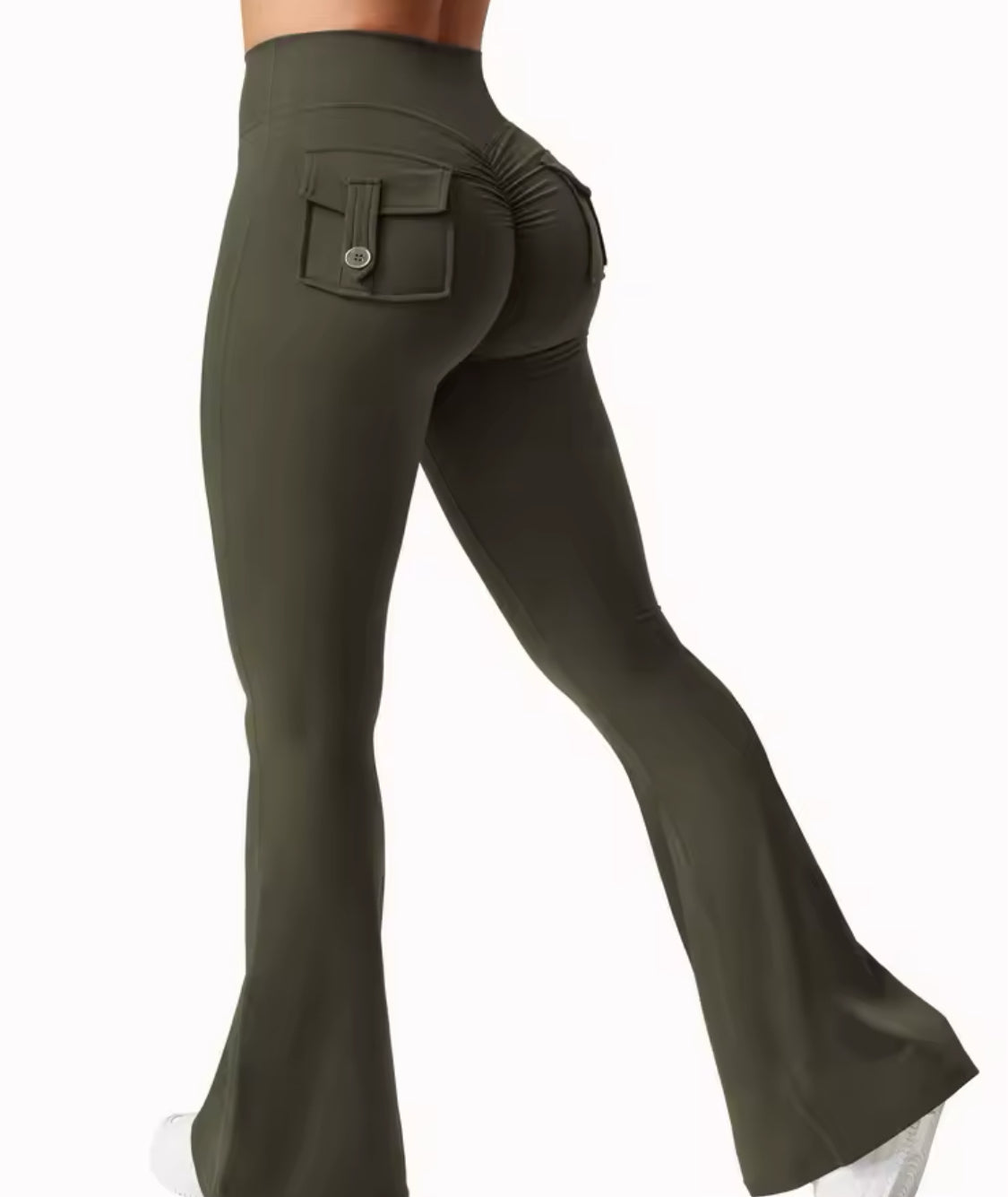 2024 Newest Women Wide Leg High Stretch Yoga Leggings Compression