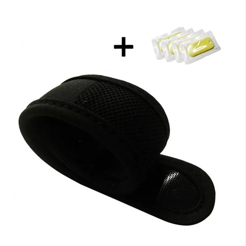 1PC Mosquito Repellent Bracelet Wristband Band 4Pcs Replaceable Repellent Refills