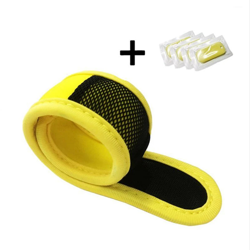 1PC Mosquito Repellent Bracelet Wristband Band 4Pcs Replaceable Repellent Refills