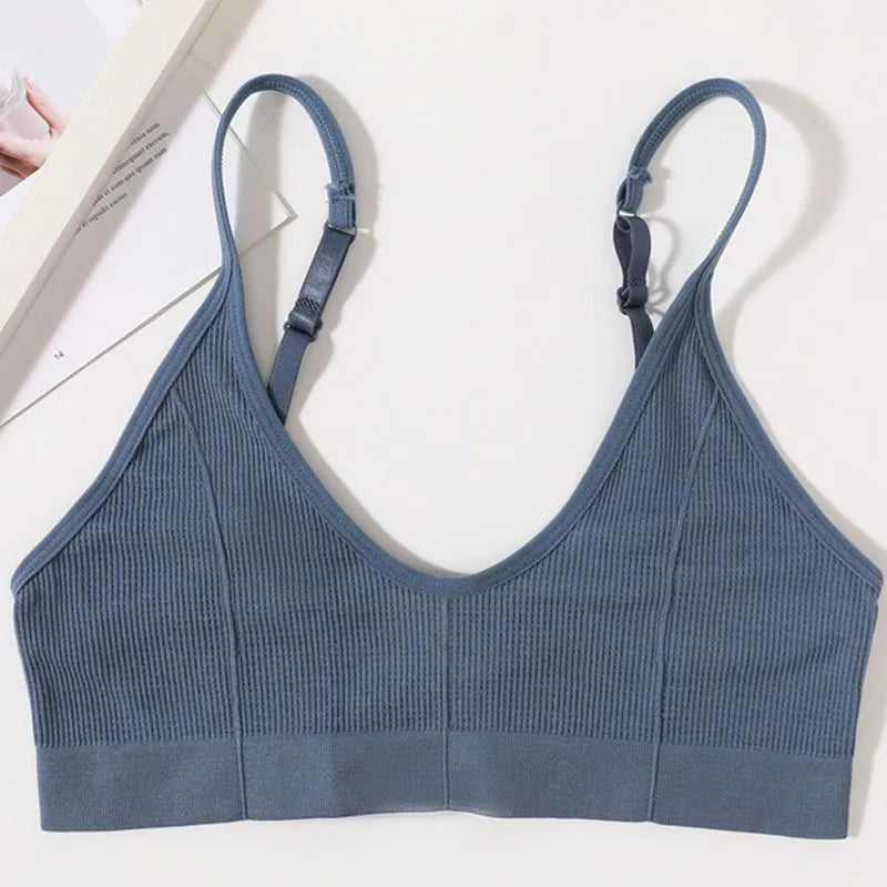 Seamless Tube Tops Bras For Women U-shaped Back Sexy Female Bralette Adjust