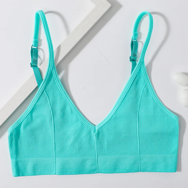 Seamless Tube Tops Bras For Women U-shaped Back Sexy Female Bralette Adjust
