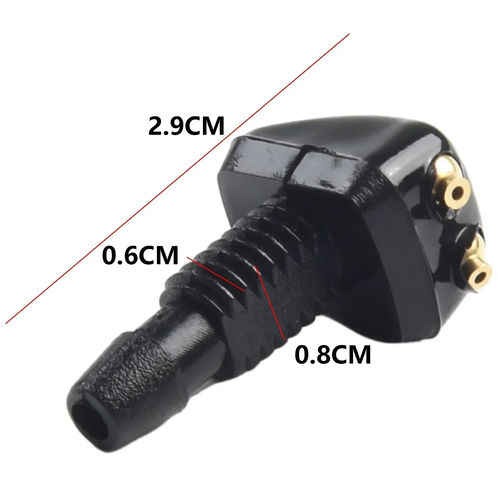 Sale 2PCS Car Windshield Wiper Washer Spray Nozzle Fits Most Car Models Car Dual Holes