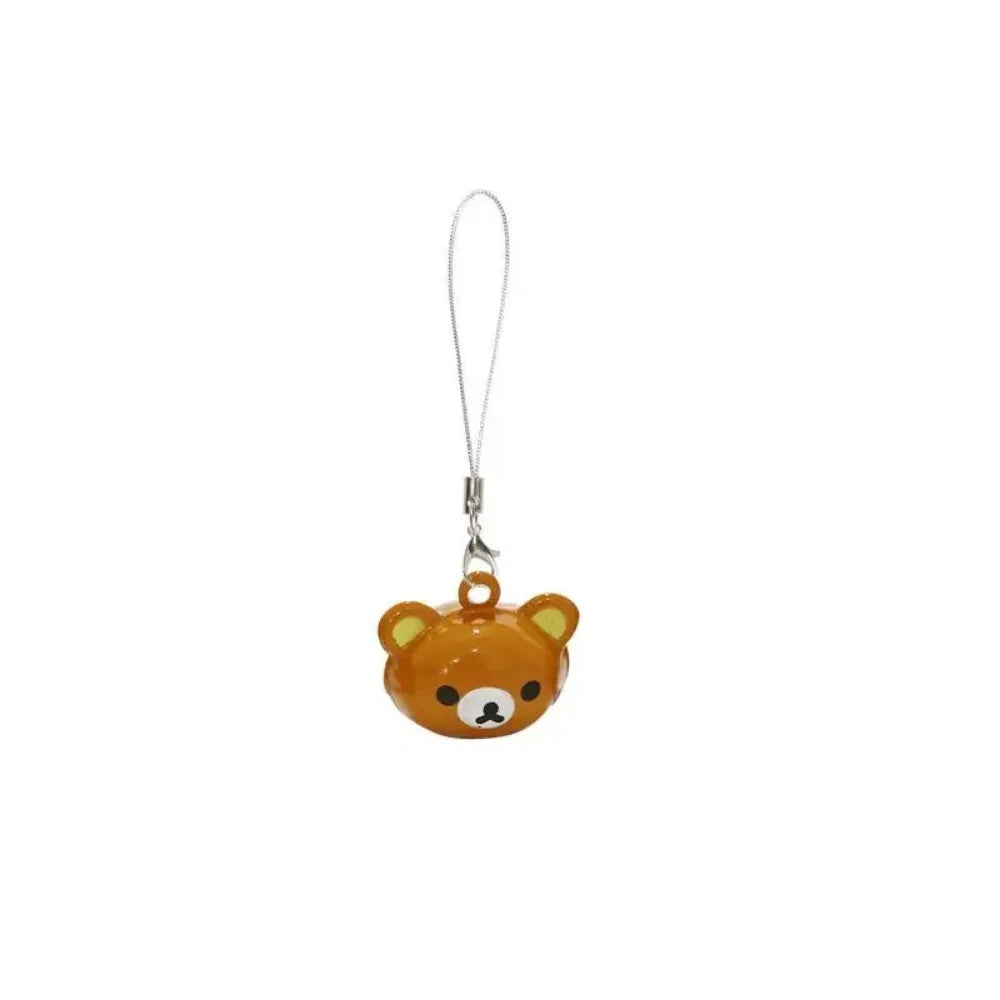 Cute Bear Pendant Matching Phone Charms Keychains Y2k Handmade Key Chain Accessories