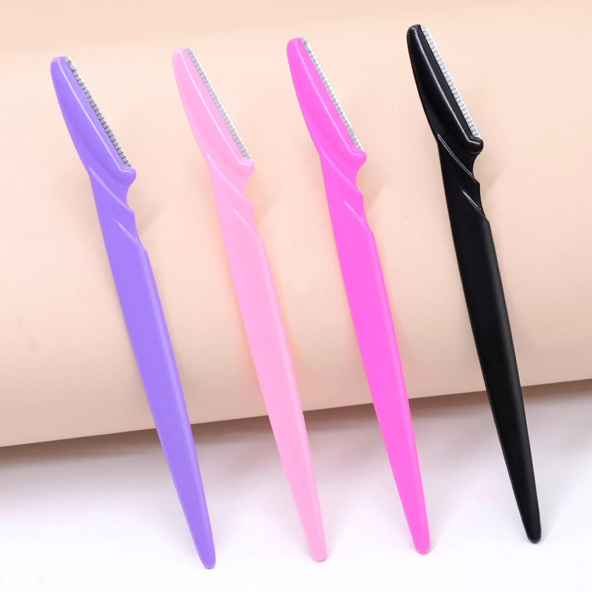 12 Pcs Mix Color Eyebrow Razor Women Face And Body Safe Trimmer Hair Shaver Eye Brow