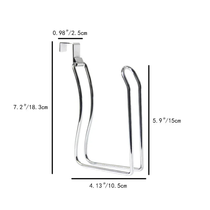 Toilet Paper Holder Self Adhesive Wall Mount No Punching Tissue Towel Roll Dispenser