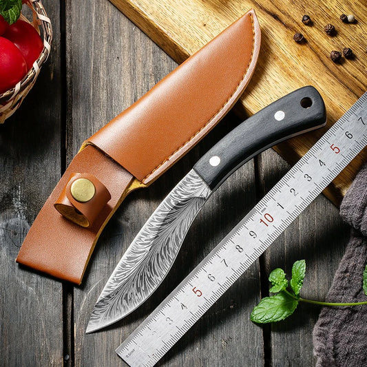 Handmade Forged Kitchen Knife Stainless Steel Boning Knife BBQ Slicing Meat Cleaver