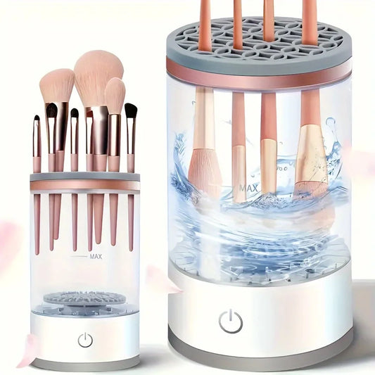 USB Powered Makeup Brush Cleaner, Odorless, Battery-Free, Essential Beauty Tool Accessory