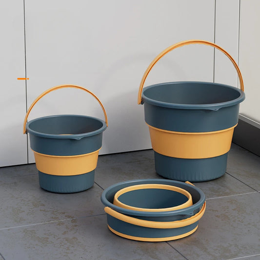 Silicone Bucket for Fishing Promotion Folding Bucket Car Wash Outdoor Fishing Supplies