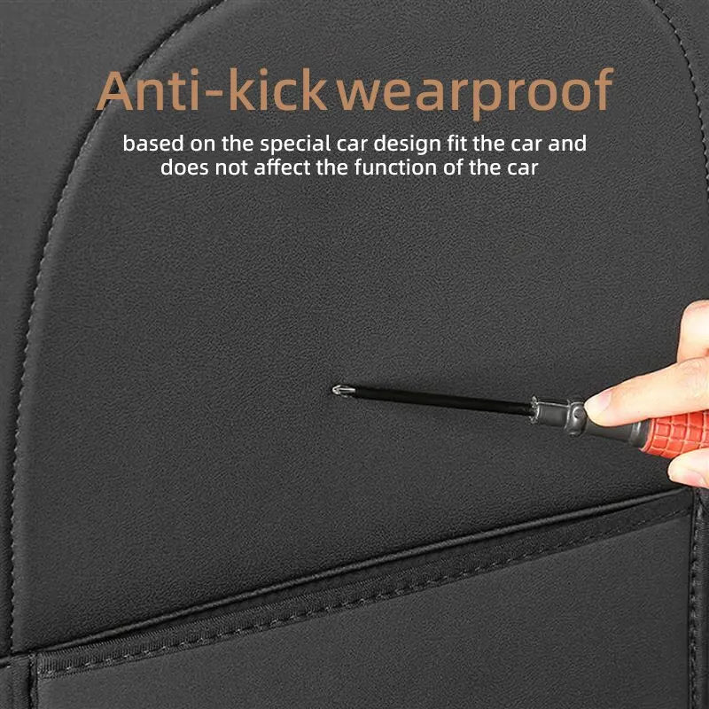 2 Car Seatback Protector for Tesla Model Y Model 3 Seat Back Protective Child Anti-Kick