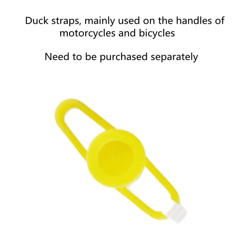 Car Duck With Helmet Broken Wind Pendant Small Yellow Duck Road Bike Motor Helmet Riding