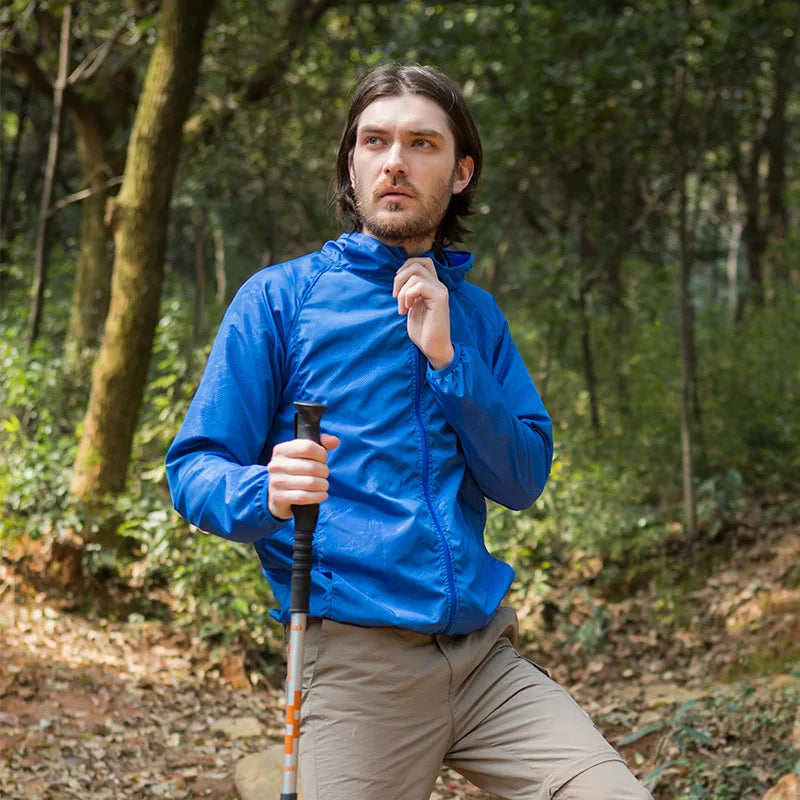 Camping Waterproof Jacket Men Women Windbreaker Men Raincoat