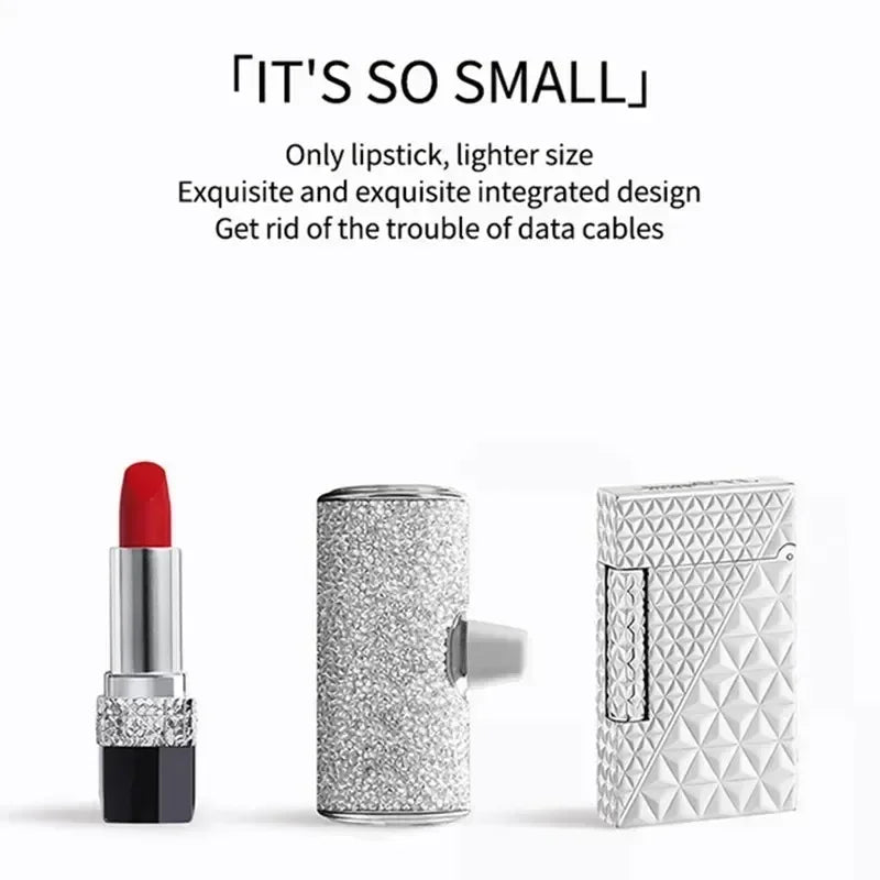 Power Bank Shiny Diamond Fashion High Quality  5000mAh Portable Charger Mobile Power