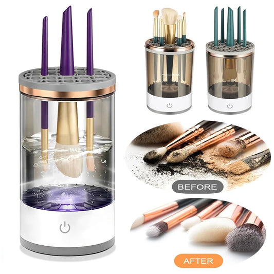 USB Plug Electric Makeup Brush Cleaner Makeup Brush Cleaning Machine Automatic Cosmetic