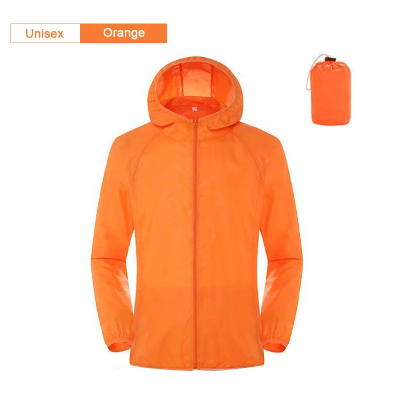 Camping Waterproof Jacket Men Women Windbreaker Men Raincoat
