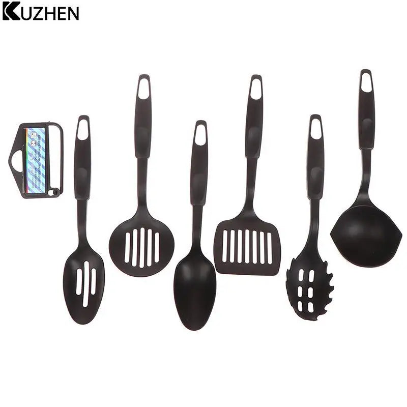 6pcs Non-stick Pan Spoon Spatula Set Kitchen Utensils Nylon Multifunction