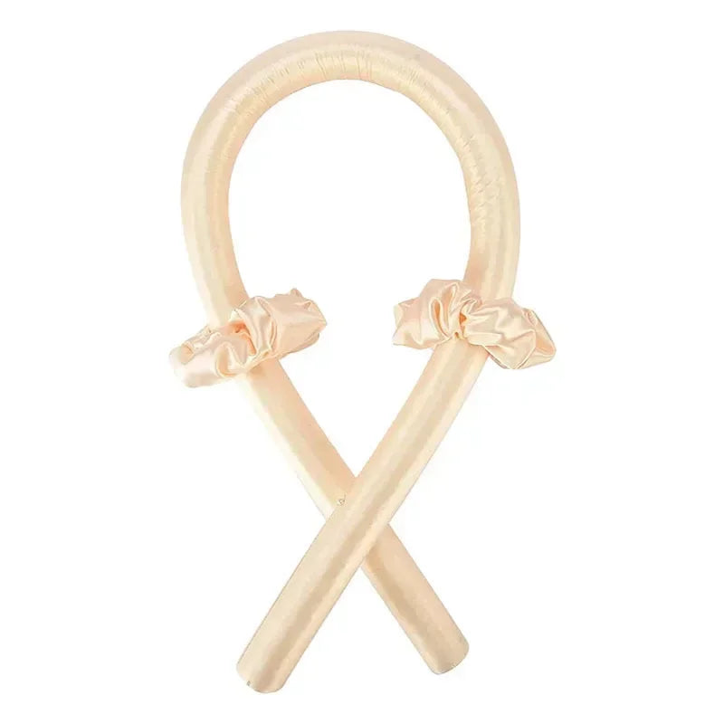 Heatless Curling Rod Headband No Heat Silk Curls Ribbon Hair Rollers Sleeping Soft Headband
