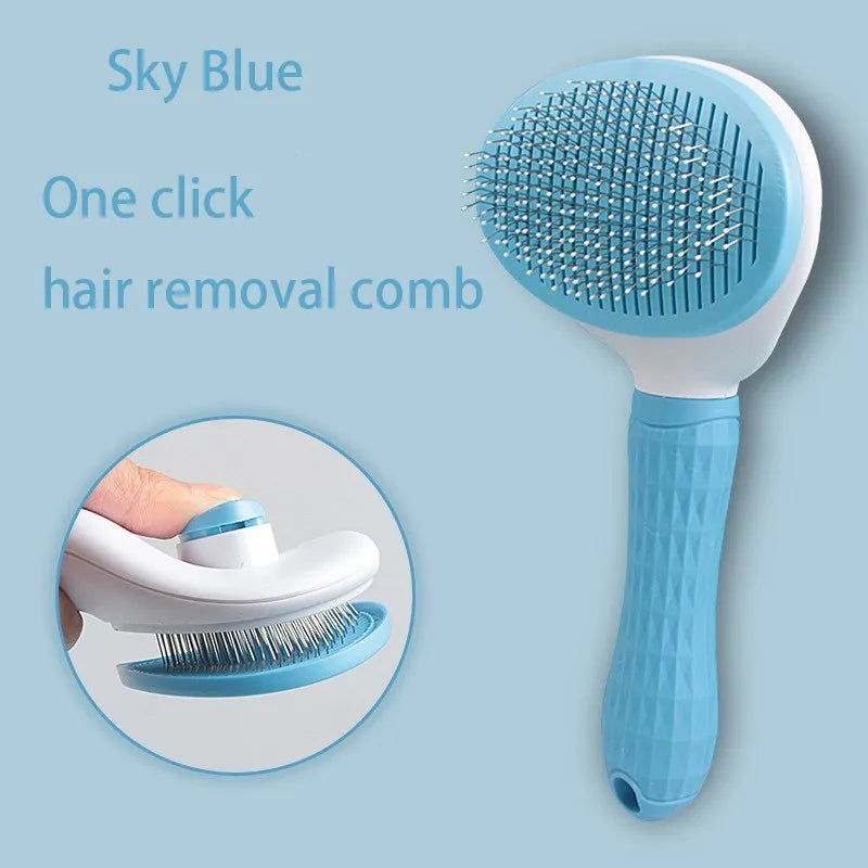 Pet Dog Hair Brush Cat Comb Pet Hair Remover Brush for Dogs Cats Puppy Kitten Grooming