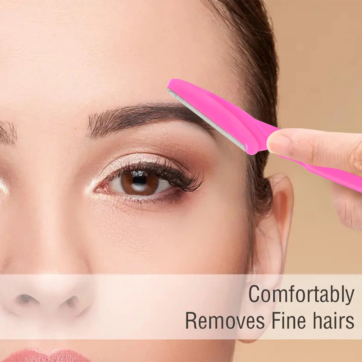 12 Pcs Mix Color Eyebrow Razor Women Face And Body Safe Trimmer Hair Shaver Eye Brow