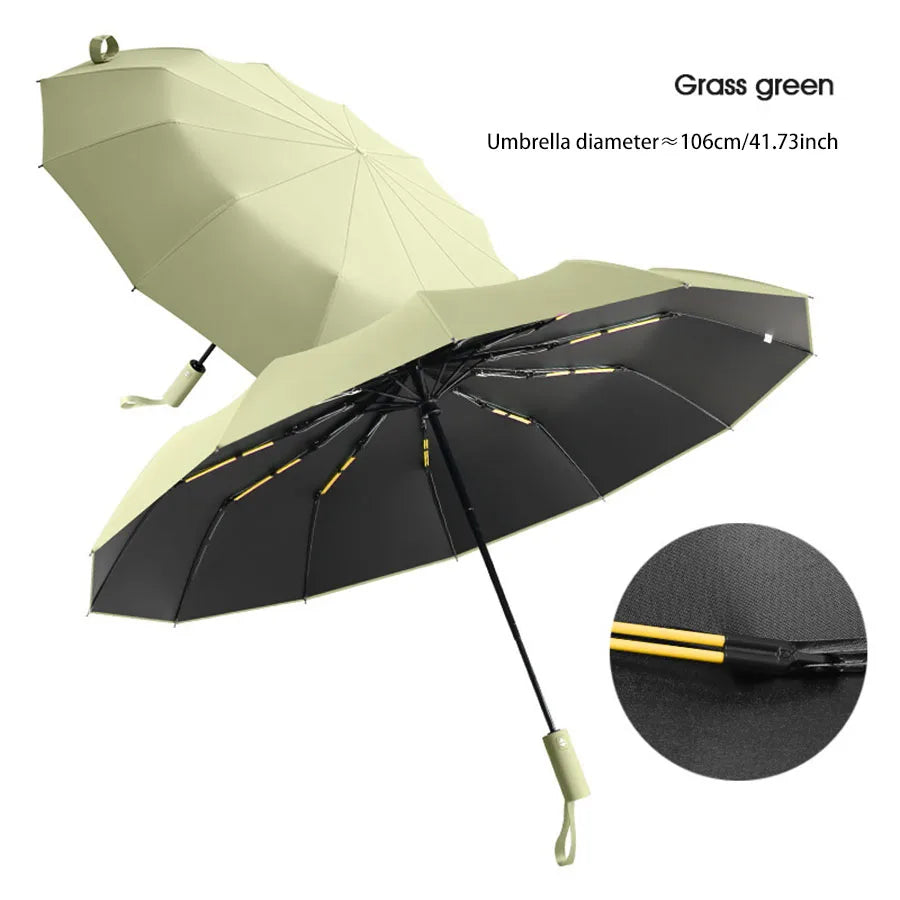Reinforced 24-Bone Umbrella, Men's Business Strong And Durable Wind-resistant Umbrella