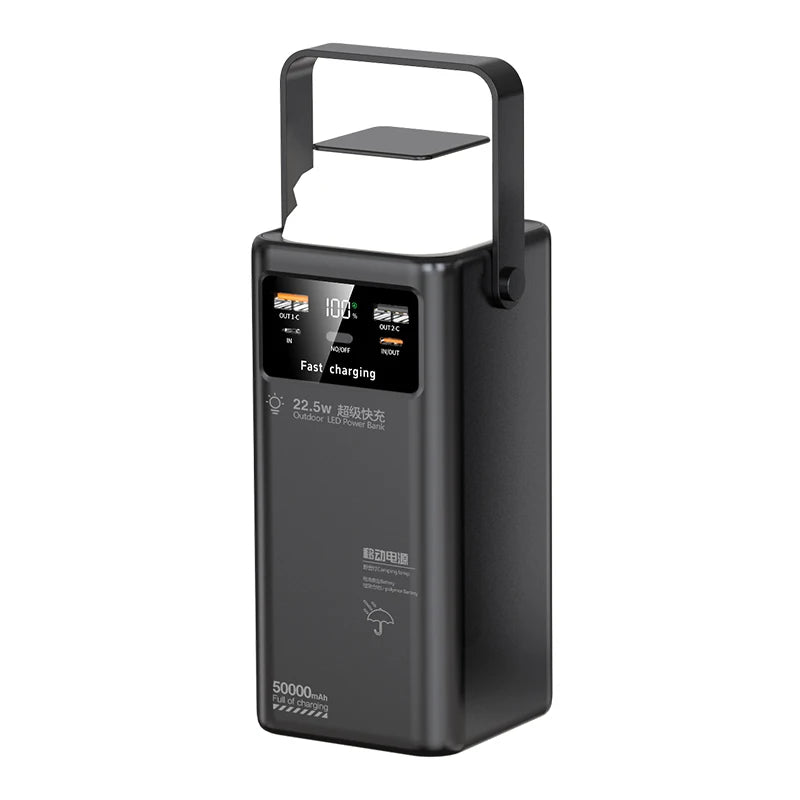Portable outdoor emergency Power banks smartphone Backup Power 50000mah