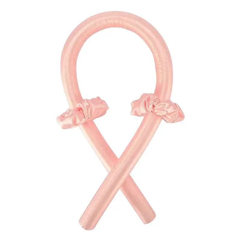 Heatless Curling Rod Headband No Heat Silk Curls Ribbon Hair Rollers Sleeping Soft Headband
