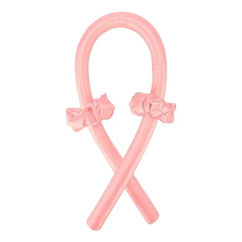 Heatless Curling Rod Headband No Heat Silk Curls Ribbon Hair Rollers Sleeping Soft Headband