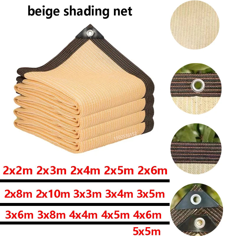 Outdoor garden sunshade net, terrace sunshade, camping sunshade net, UV protection