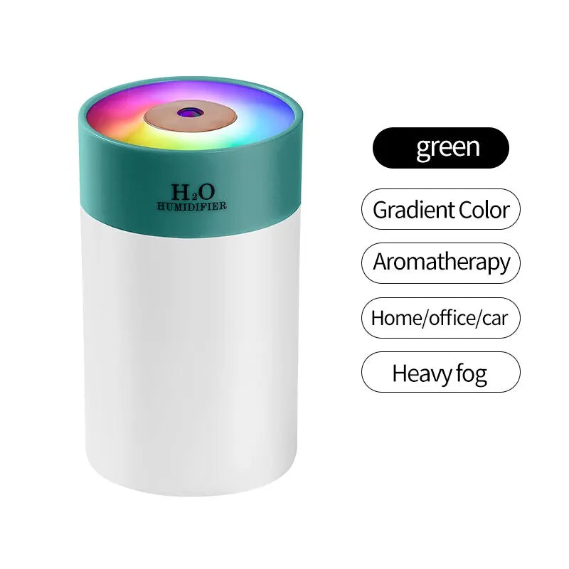 Luminous Humidifier Household Desktop Small Water Supplement Spray Air Humidification Usb