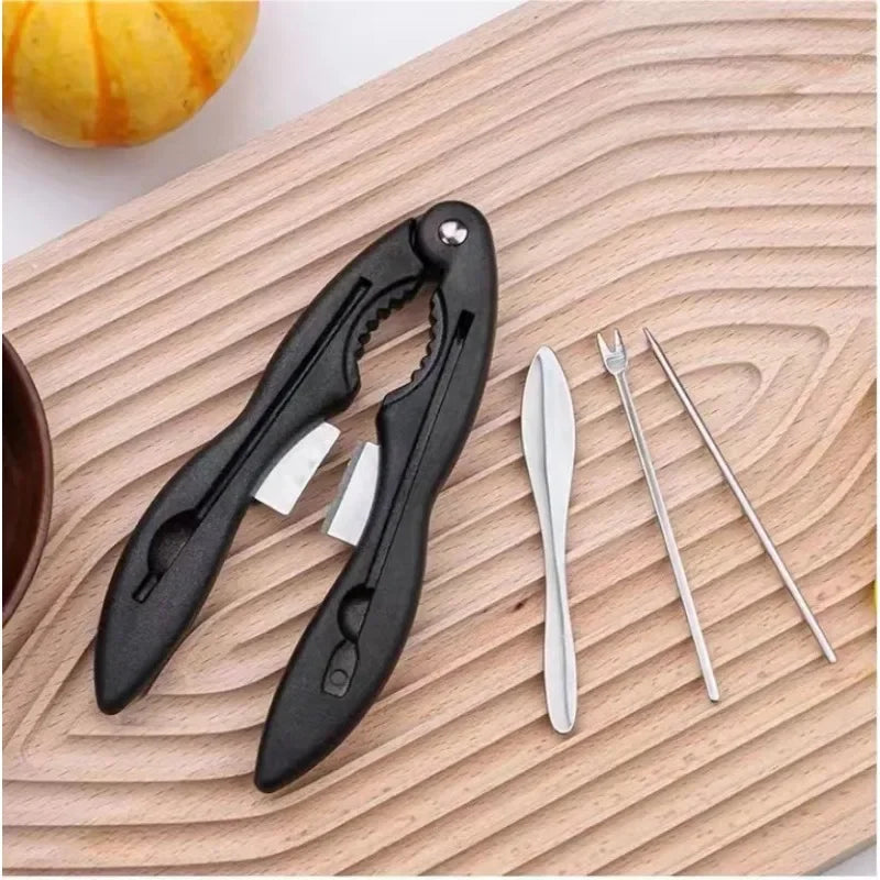Seafood Tools Crab Cracker Lobster Shellers Crab Leg Forks Gadget Kitchen Accessories