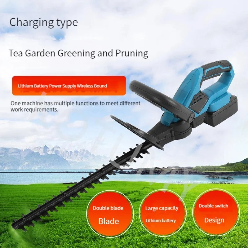 24V Cordless Grass Hedge Trimmer Electric Pruning Household Lawn Mower Grass