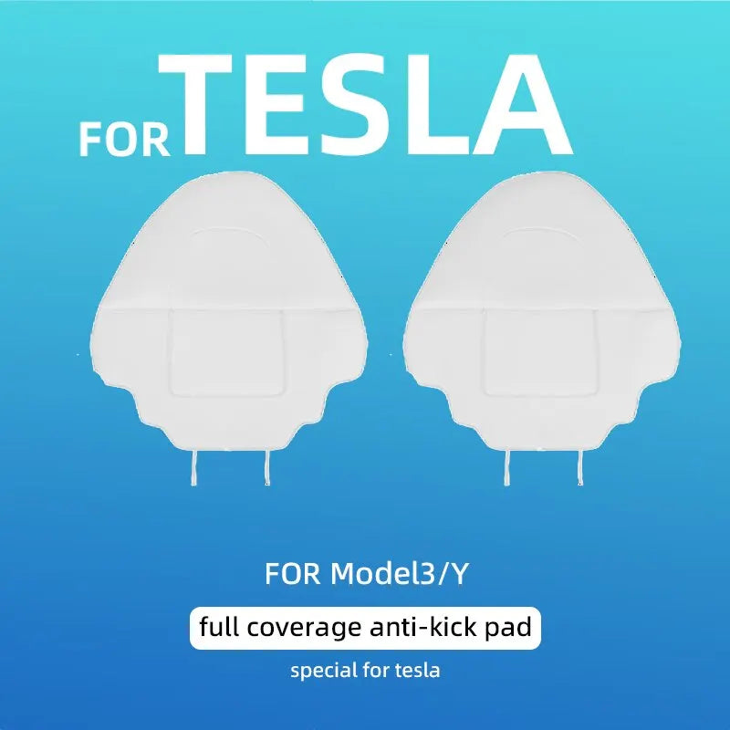 2 Car Seatback Protector for Tesla Model Y Model 3 Seat Back Protective Child Anti-Kick