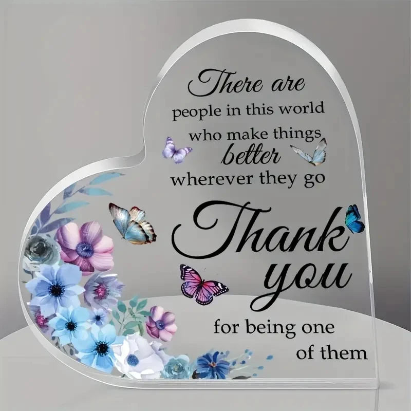 Appreciation Gifts For Teacher Thank You Gifts For Coworker Acrylic Heart Keepsake