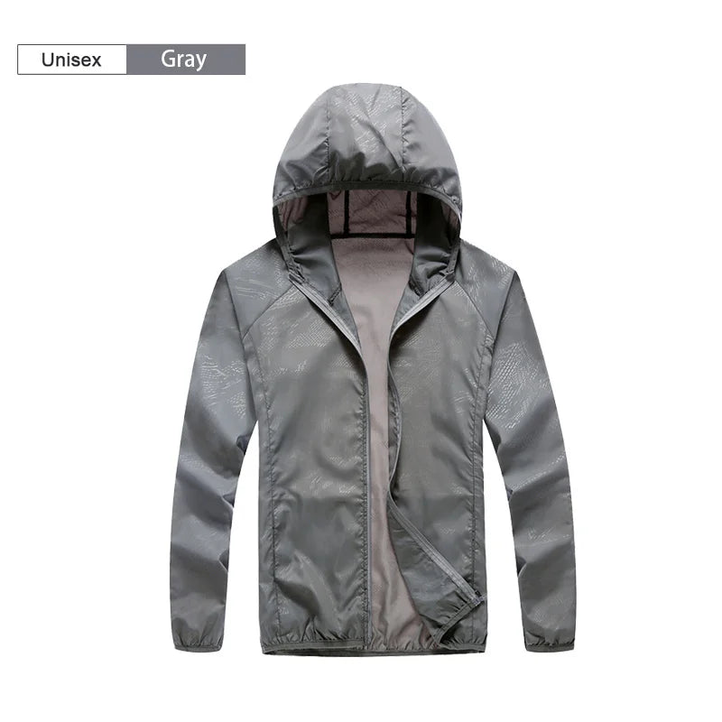 Camping Waterproof Jacket Men Women Windbreaker Men Raincoat