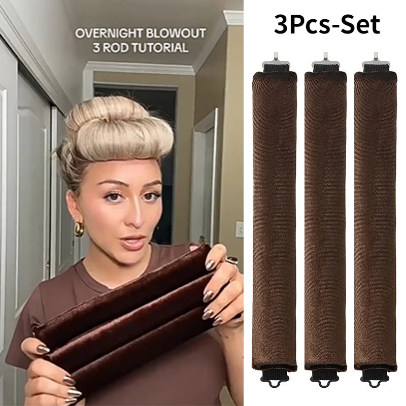 Heatless Curling Rod Headband Lazy Hair Curlers No Heat Hair Rollers