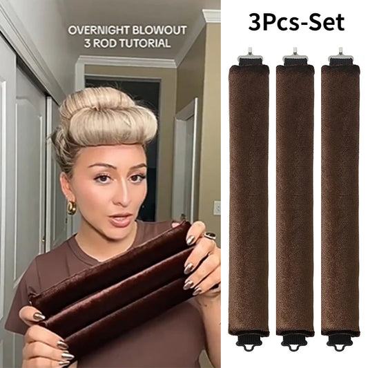 Heatless Curling Rod Headband Lazy Hair Curlers No Heat Hair Rollers