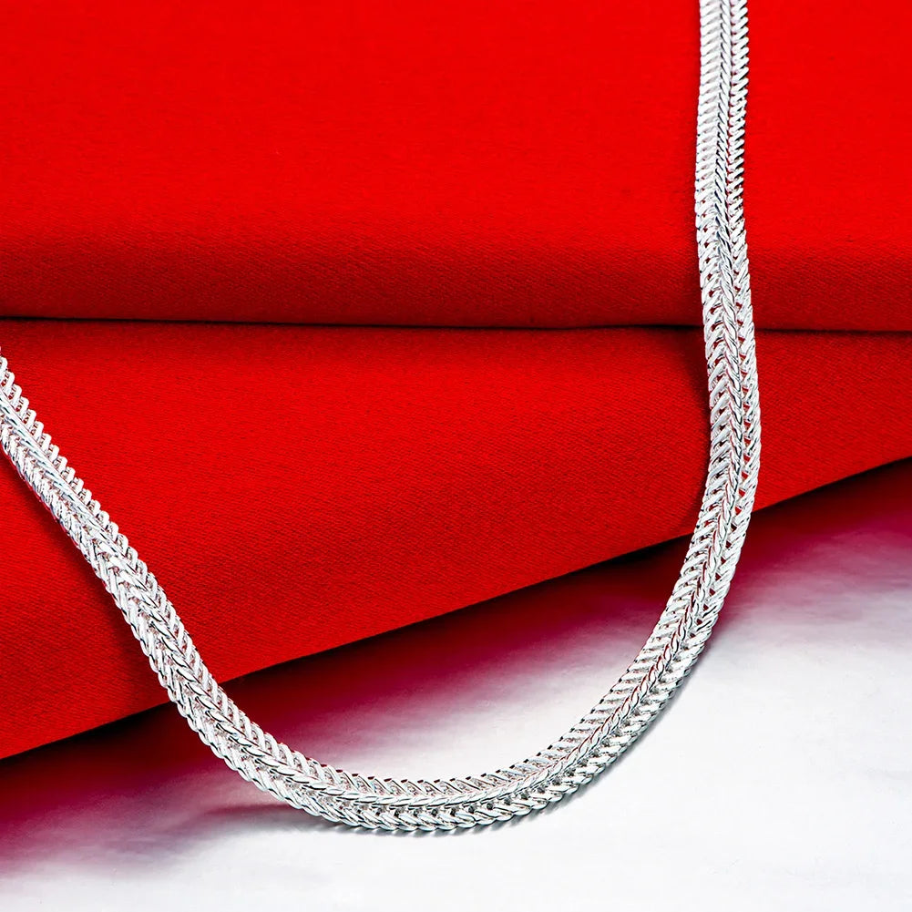 925 sterling silver Snake chain Necklace Noble for women men jewelry designer