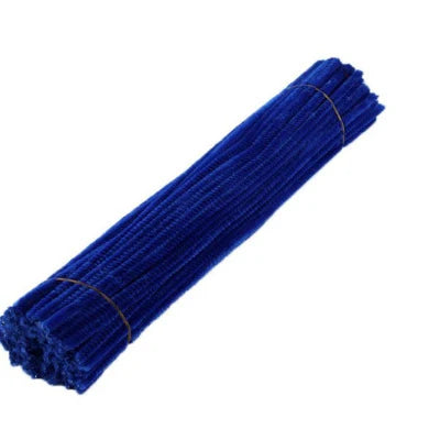 50PCS 30cm Chenille Stems Pipe Cleaners Kids Plush Educational Toy Colorful Pipe