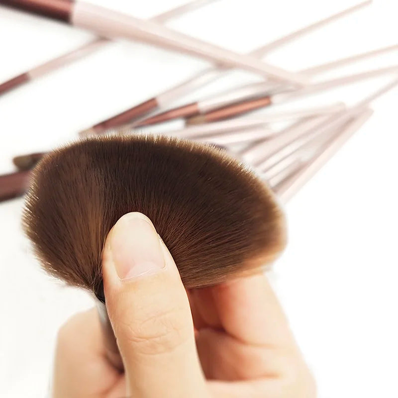 13 PCS Colorful Makeup Brush Set Eyeshadow Foundation Complete Eyeshadow Blush