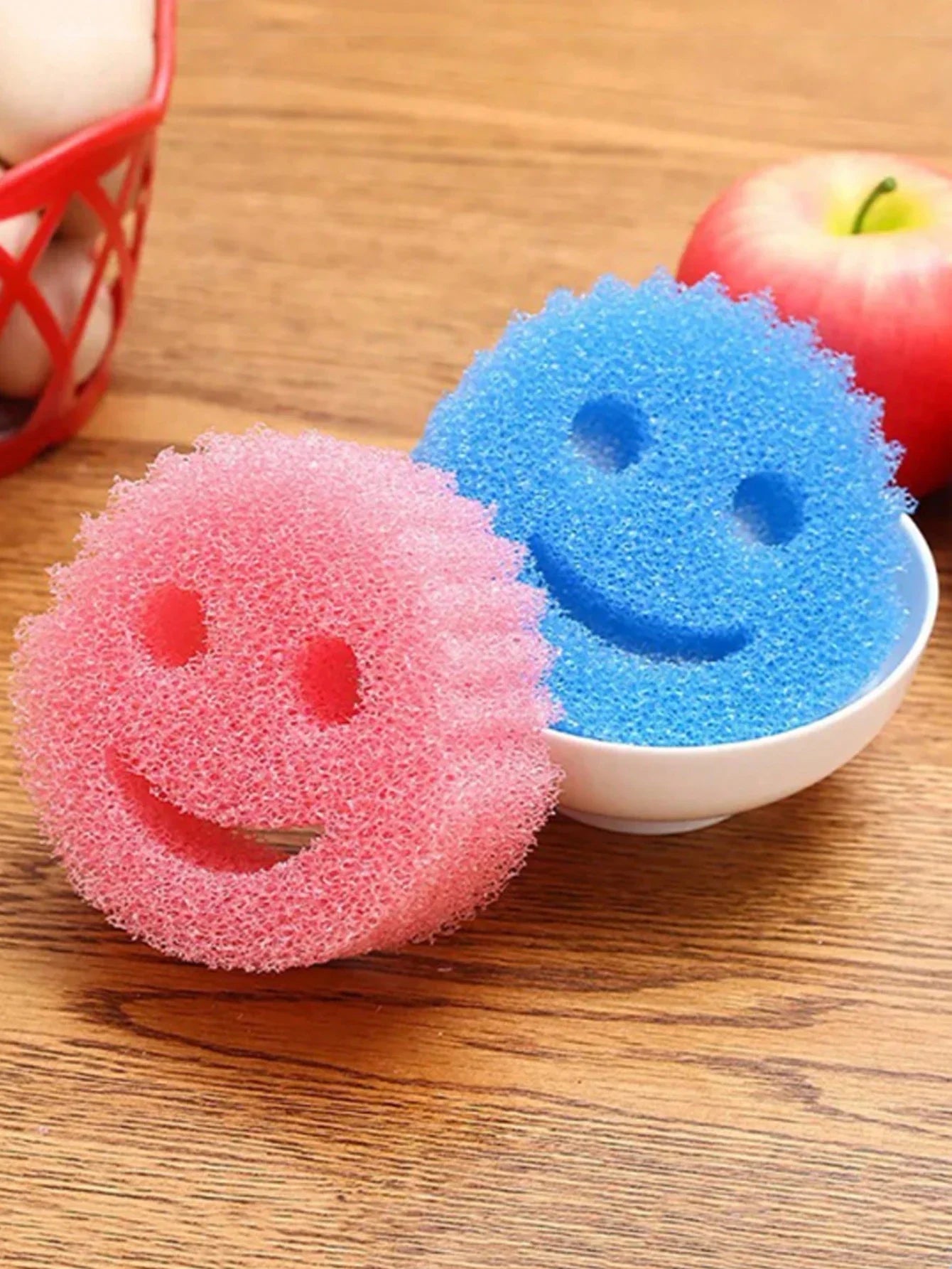 6PCS Dishwashing Sponge Cloth Strong Scouring Pad Kitchen Cleaning Wipe Miracle Sponge