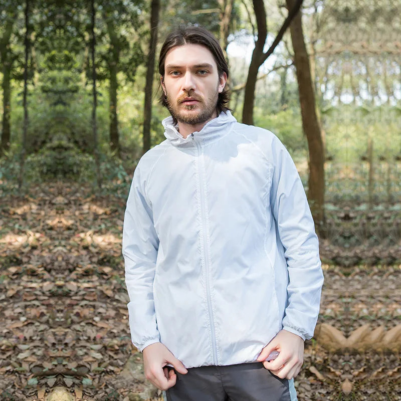 Camping Waterproof Jacket Men Women Windbreaker Men Raincoat