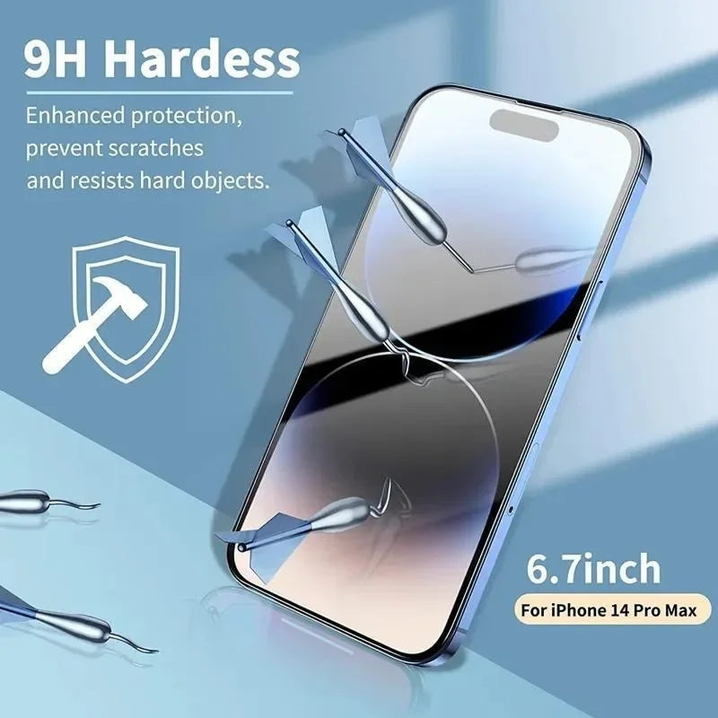 5PCS Tempered Glass for iPhone Screen Protector