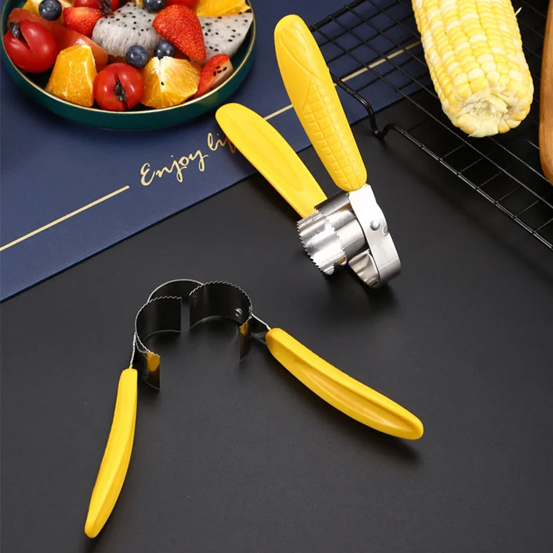 Manual Stainless Steel Corn Thresher Peeler Cob Stripper Remover Food Crusher Separator