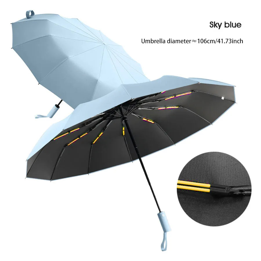 Reinforced 24-Bone Umbrella, Men's Business Strong And Durable Wind-resistant Umbrella