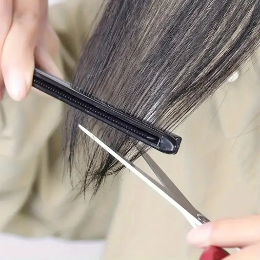 Hairdressing V-Comb Messy Hair Finishing Straightening Splint Comb - Hair Styling Tool
