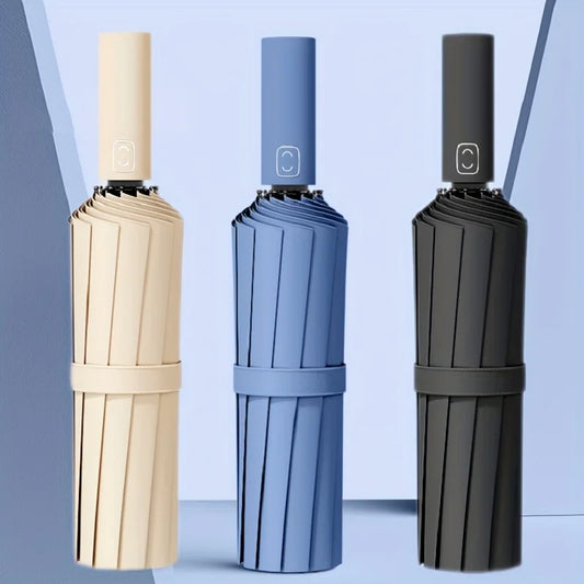 Reinforced 24-Bone Umbrella, Men's Business Strong And Durable Wind-resistant Umbrella