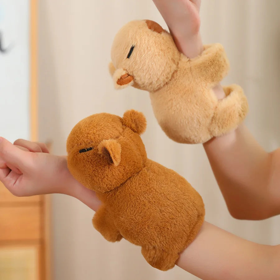Animal Wristband Slap Bracelets Capybara Clap Circle Toys Slap Wrap Wristband Bracelet