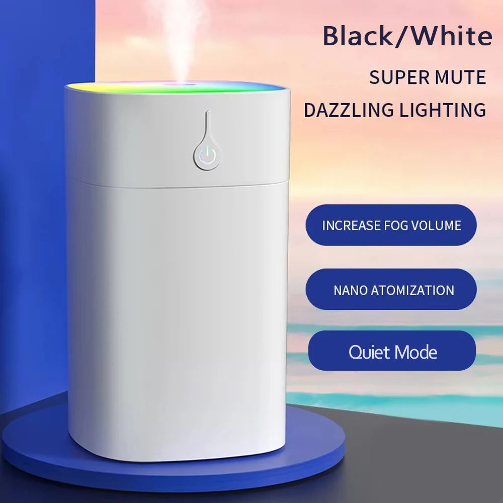 Colorful Humidifier 1 Home USB Portable Humidifier with Atmosphere Color Light Night