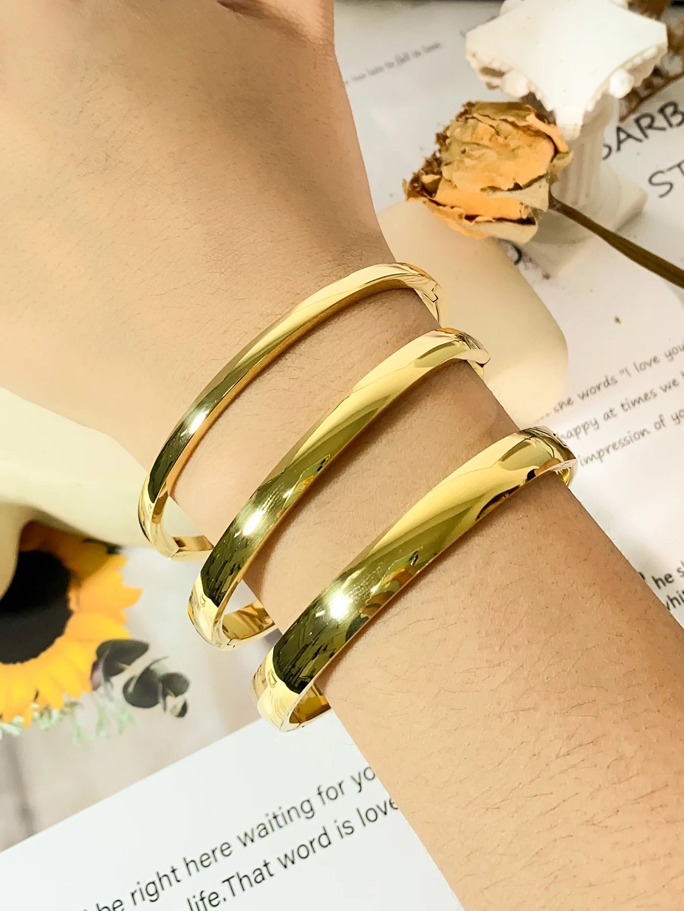New Fashion 4mm/6mm/8mm Stainless Steel Bracelet Bangle For women's Couples Matching