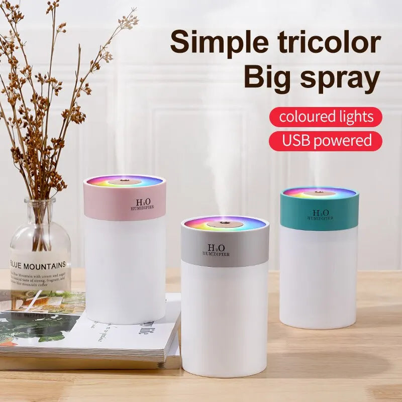 Luminous Humidifier Household Desktop Small Water Supplement Spray Air Humidification Usb
