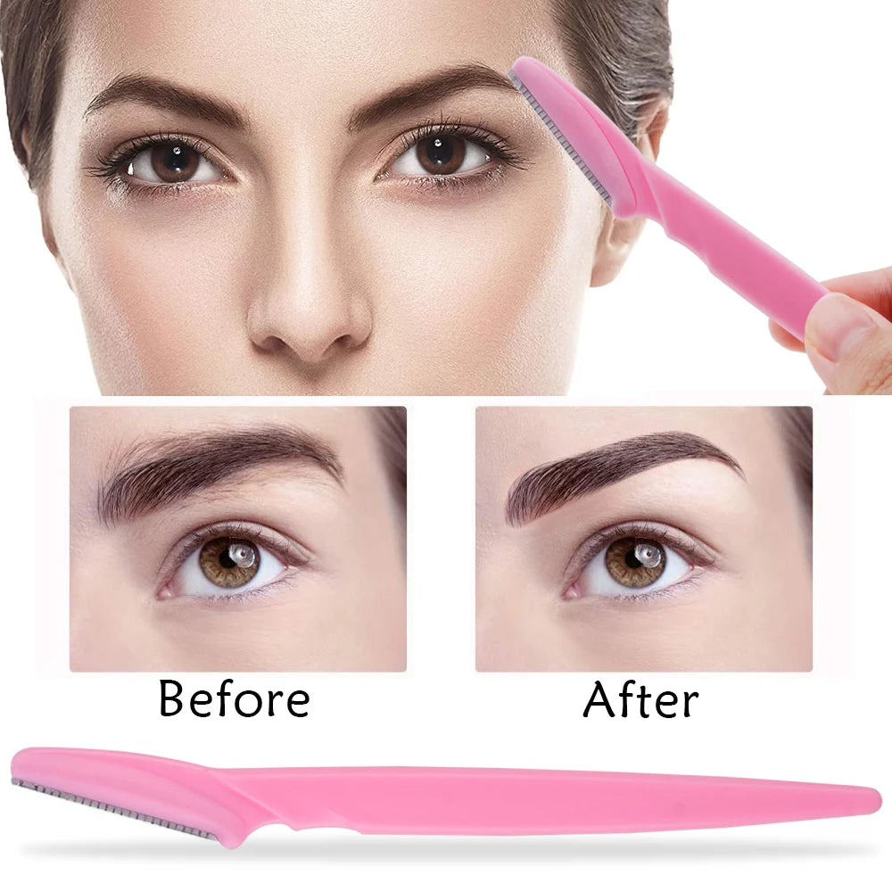 3/4/10Pcs Eyebrow Trimmer Face Blade Shaver Portable Eye Brow Epilation Hair Removal